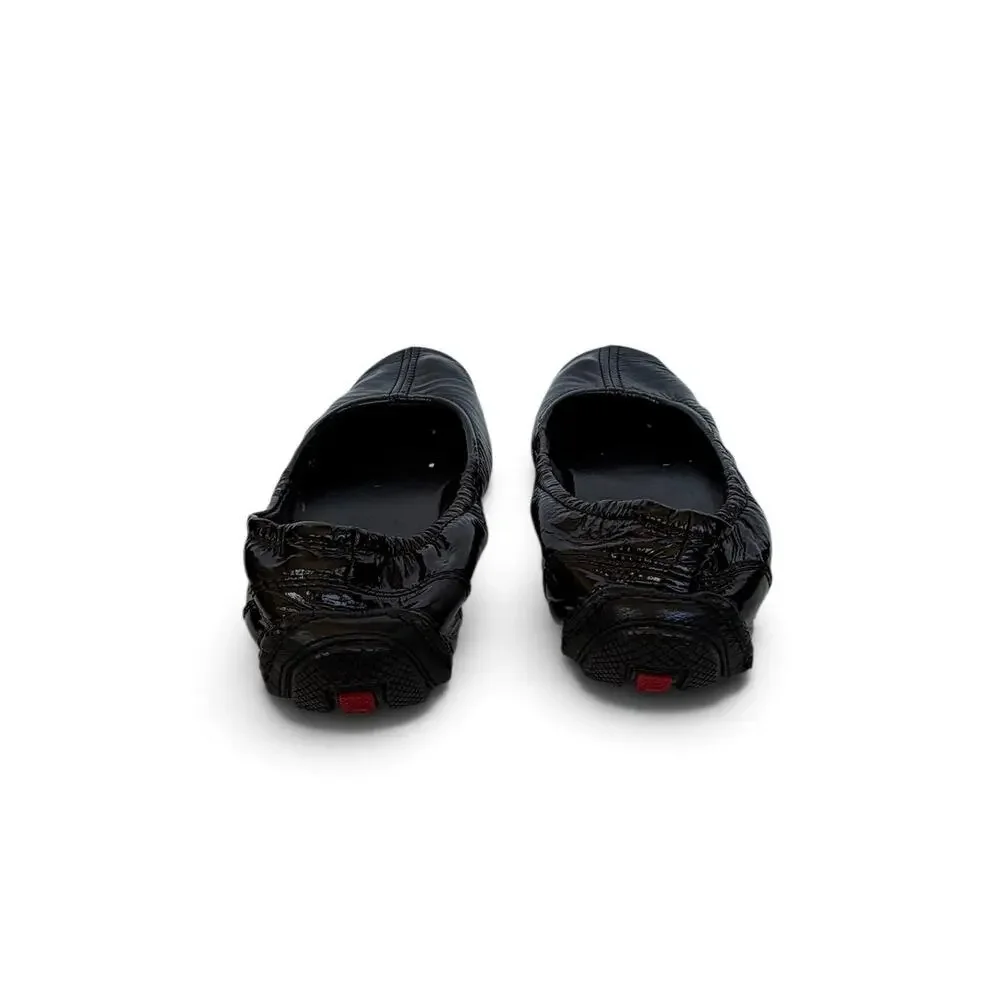 Prada Black Patent Leather Ballet Flats 36 US 6